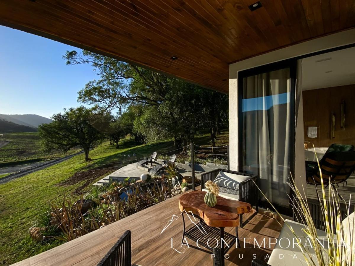 La Contemporanea Cabanas Prox A Cidade Vista Para Ponto Turistico Urubici Εξωτερικό φωτογραφία