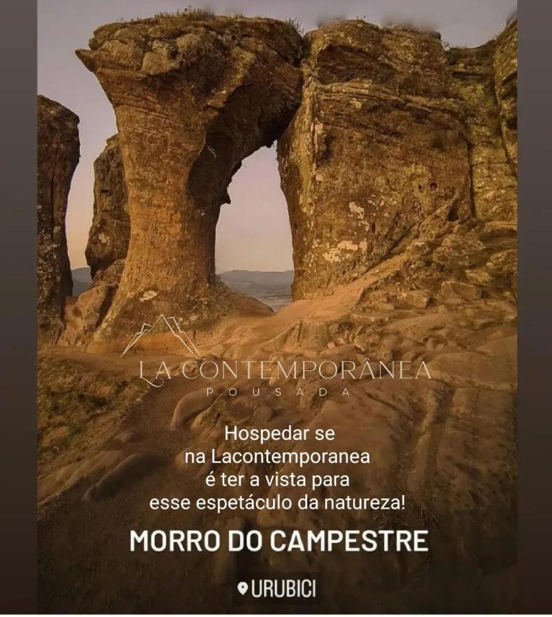 La Contemporanea Cabanas Prox A Cidade Vista Para Ponto Turistico Urubici Εξωτερικό φωτογραφία