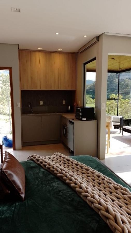 La Contemporanea Cabanas Prox A Cidade Vista Para Ponto Turistico Urubici Εξωτερικό φωτογραφία